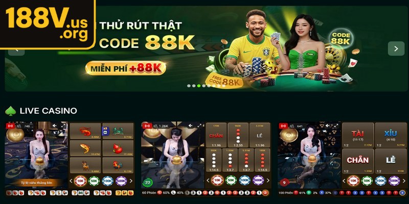 188V đem lại trải nghiệm giải trí hiện đại và đẳng cấp hiện nay