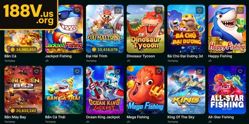 Bắn cá 188V đã gây chú ý toàn cầu với lượng tìm kiếm khổng lồ